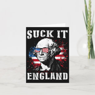 Sind zum Kotzen It England Funny 4. Juli Gedenktag Karte