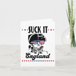 Sind zum Kotzen It England Funny 4. Juli - George  Karte