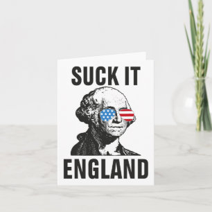 Sind zum Kotzen-it England Funny 4. Juli George Wa Karte