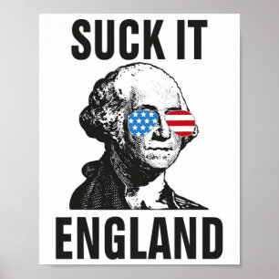 Sind zum Kotzen-it England Funny 4. Juli George Wa Poster