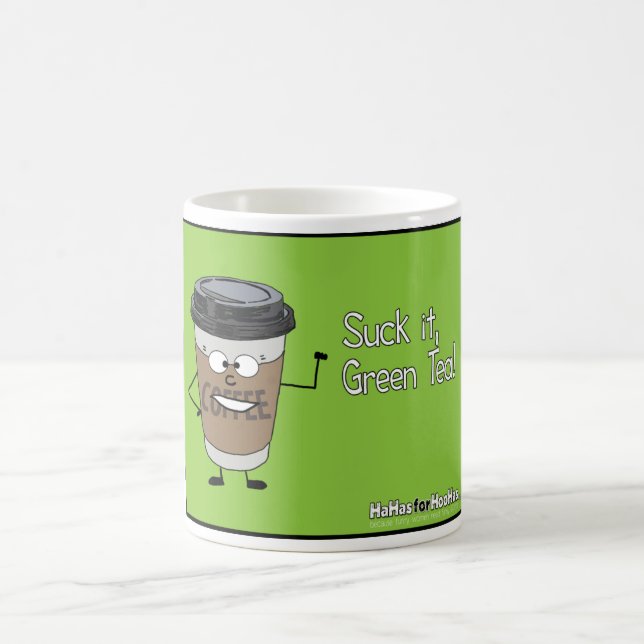 Sind zum Kotzen Sie es, grüner Tee! Tasse (Mittel)