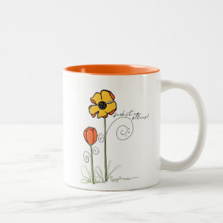 Sind zum Kotzen Sie es herauf Butterblume-Tasse Zweifarbige Tasse