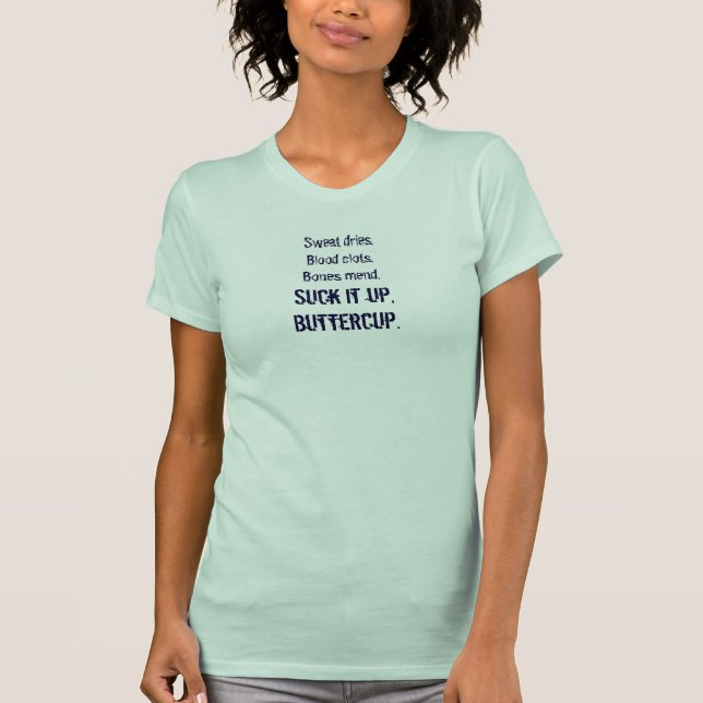 Sind zum Kotzen Sie es oben, Butterblume T-Shirt (Vorderseite)