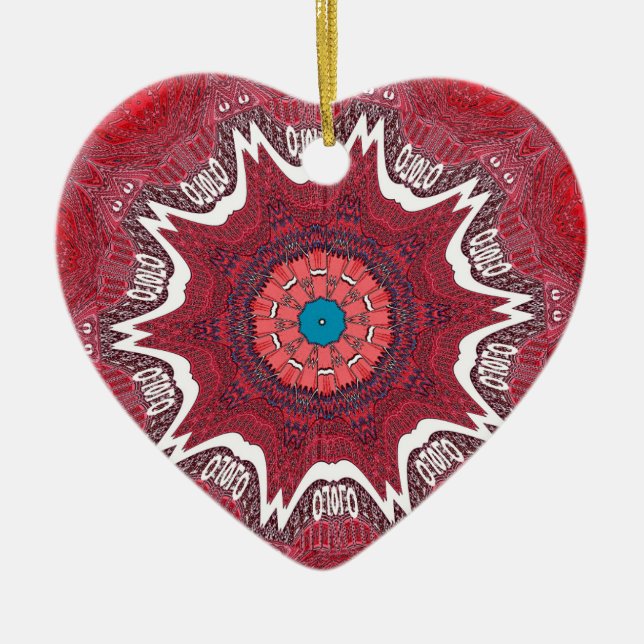 Sindh ethnische Stammesmuster.jpg Keramik Ornament (Vorne)