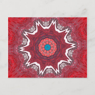 Sindhi Ethnic Tribal Art Print Postkarte
