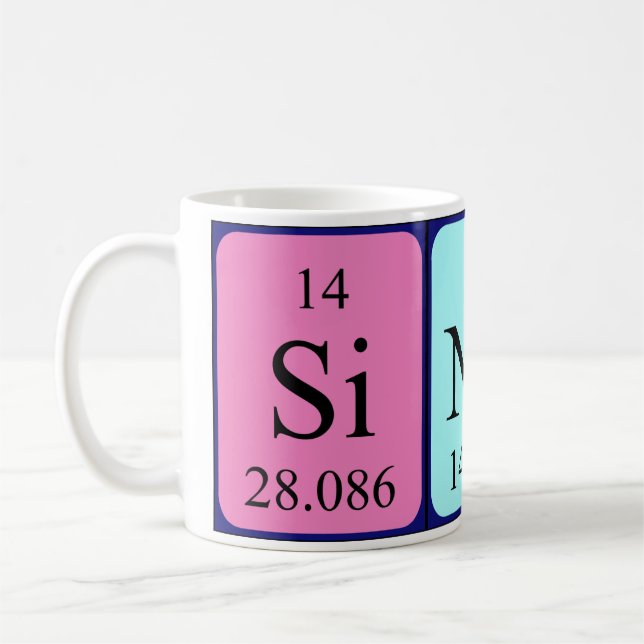 Sindre Periodenname Tasse (Links)