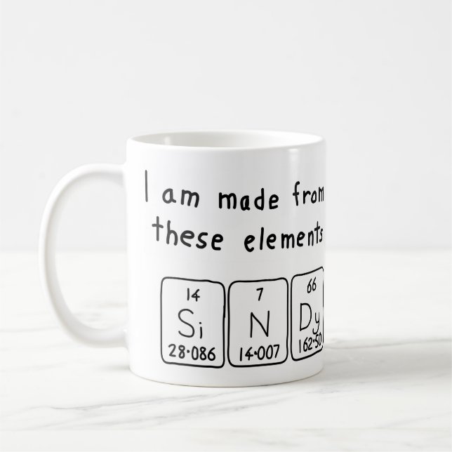 Sindy Periodenname Tasse (Links)
