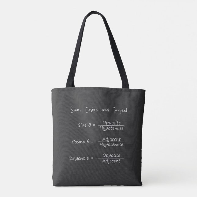 Sine Cosine Tangent Right Triangle Trigonometrie (Rückseite)