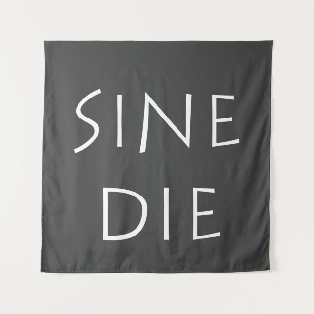 Sine die ine wandteppich (Vorderseite)