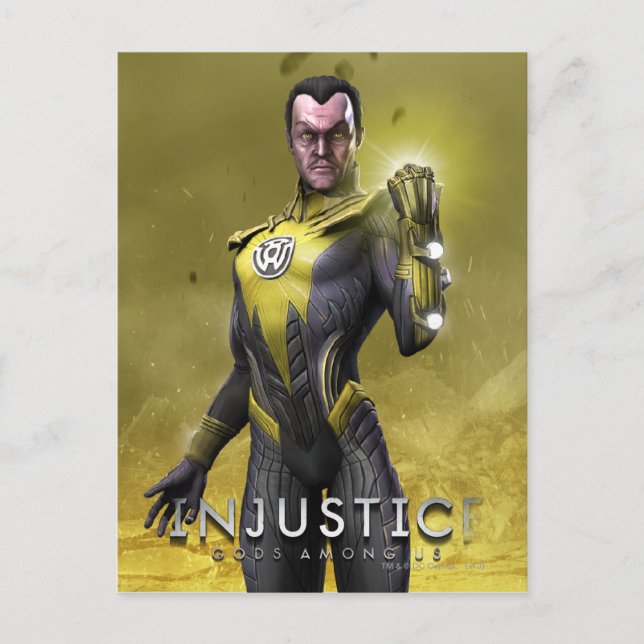 Sinestro Postkarte (Vorderseite)