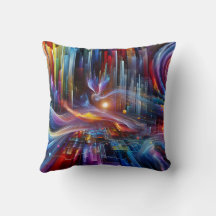"Sinewaves Of Light" Colorful Modern Futuristic