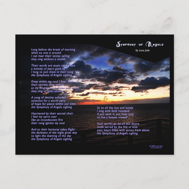 Sinfonie der Engel Postkarte (Vorderseite)