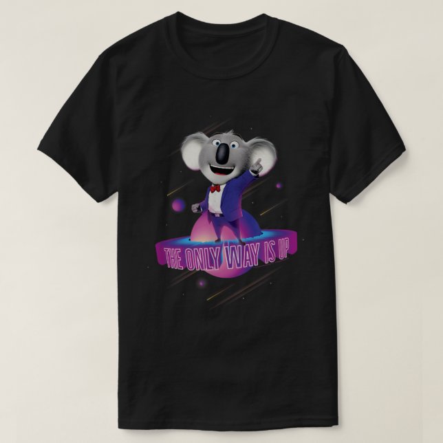 Sing 2 Buster Moon Retro Shooting Stars T-Shirt (Design vorne)