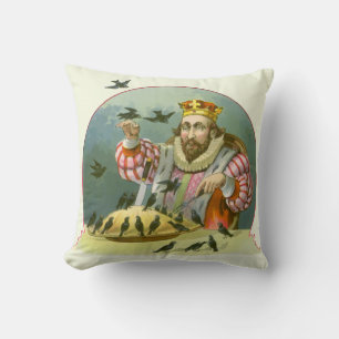 Sing a Song of Sixpence, altes Kinderreim Kissen