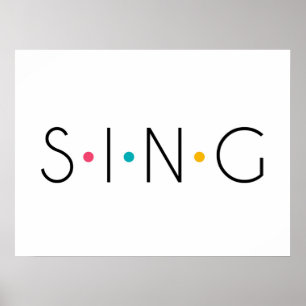 Sing Colodots Sänger Poster