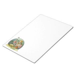 Sing ein Lied von sechs Pence, altes Kinderlied Notizblock