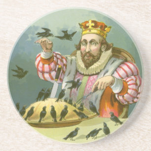 Sing ein Lied von sechs Pence, altes Kinderlied Sandstein Untersetzer