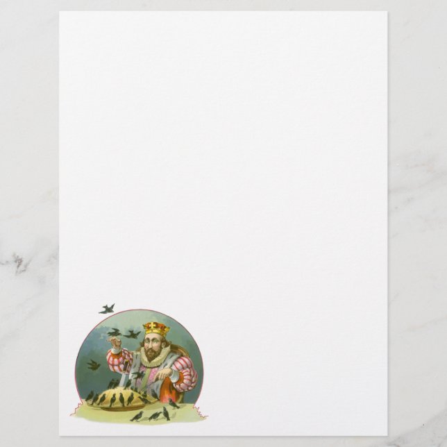 Sing ein Lied von Sixpence, Vintages Kinderzimmer  Flyer (Vorne)