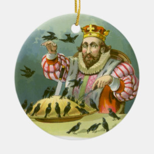 Sing ein Lied von Sixpence, Vintages Kinderzimmer  Keramik Ornament