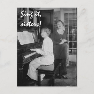 Sing es, Schwestern Postkarte