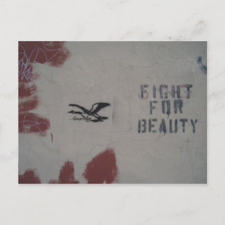 Sing für Schönheit Postkarte