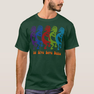 Sing Live Liebe Dance Tribal Kokopelli T-Shirt