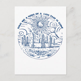 Sing mir ein Lied Postkarte