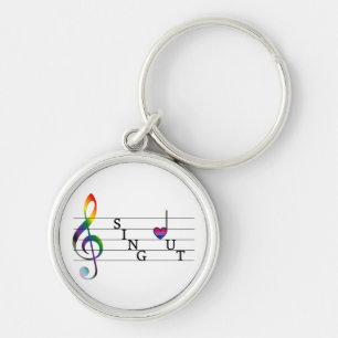 Sing out Bisexuelle Stolz Schlüsselanhänger