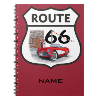 Sing route 66 gifts notizblock