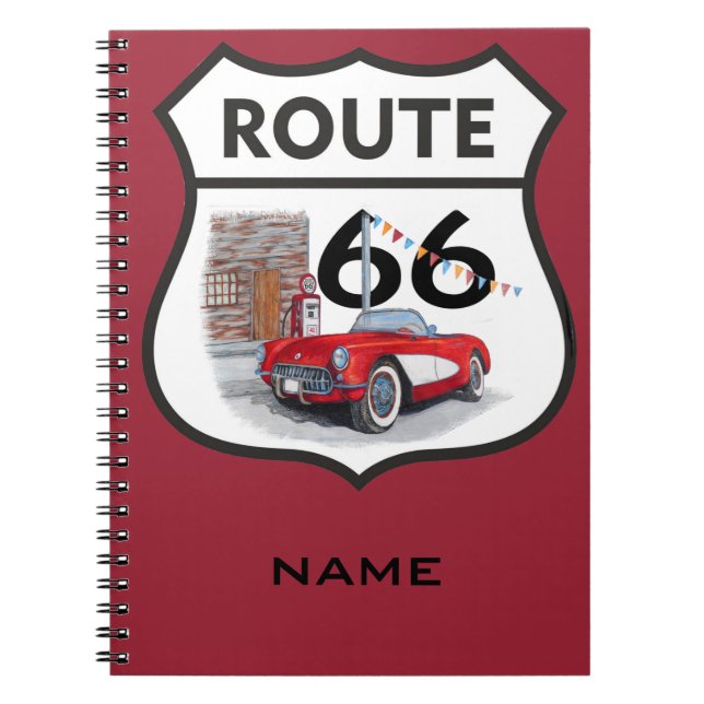 Sing route 66 gifts notizblock (Vorderseite)
