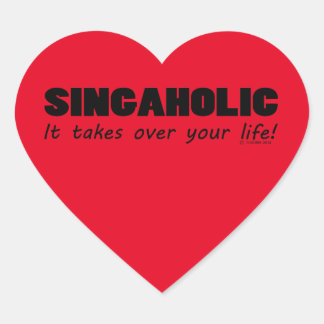 Singaholischer Heart Sticker