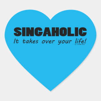 Singaholischer Heart Sticker
