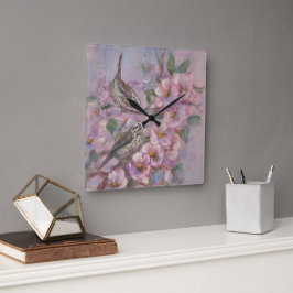 Singammer Quadratische Wanduhr