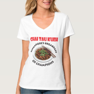 Singapore Chai Tau Kueh v2 - Light Fabric T-Shirt