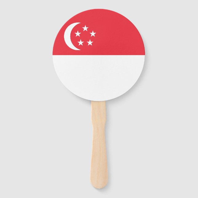 Singapore Flag Fächer (Vorderseite)