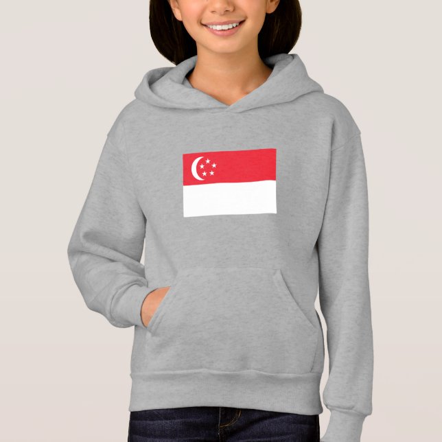 Singapore Flag Hoodie (Vorderseite)