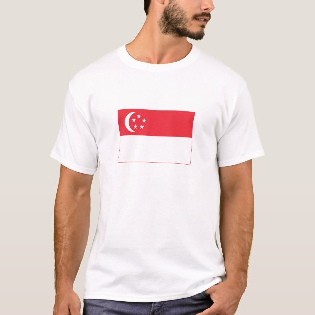 Singapore Flag T-Shirt (Vorderseite)