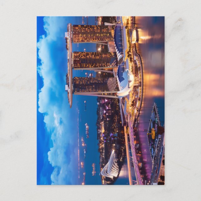Singapore Flexible Postcard Postkarte (Vorderseite)