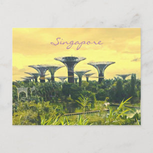 Singapore Gardens by Bay Reiseprint Postkarte