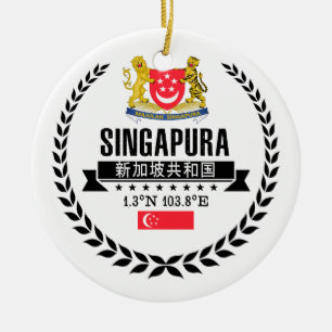 Singapore Keramikornament