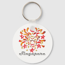 Singapore Patriot (Lion City) Schlüsselanhänger