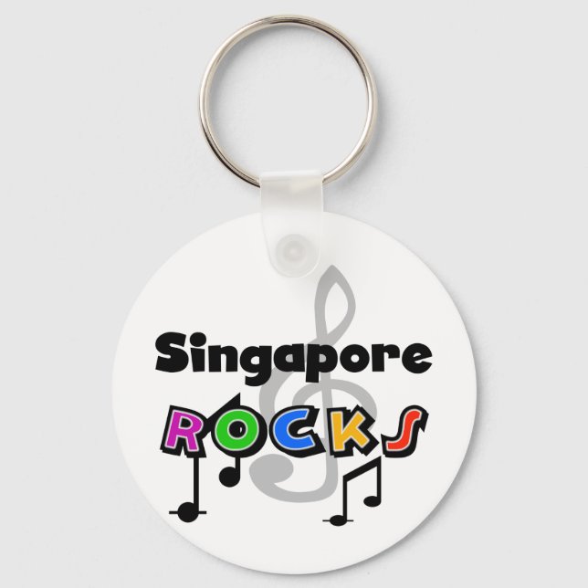 Singapore Rocks Schlüsselanhänger (Vorderseite)