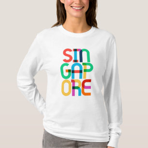 Singapore Singapore Pop Art Letters T-Shirt