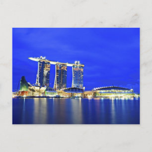 Singapore Waterfront Postcard Postkarte