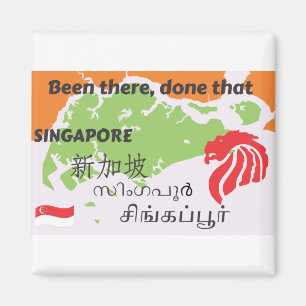 Singapur 10 magnet