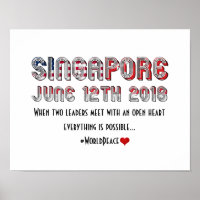 Singapur 12. Juni USA Nordkorea Treffen