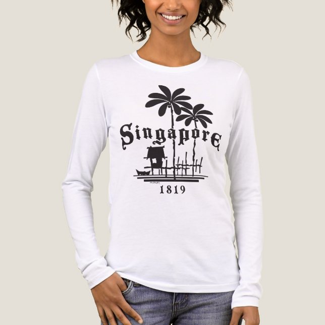 Singapur 1819 Tri-Blend shirt (Vorderseite)