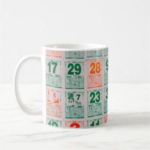 Singapur-21 JUL 2019:Vintager chinesischer Kalende Kaffeetasse