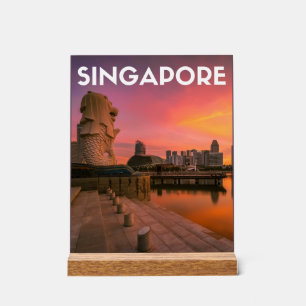 Singapur Acrylschild