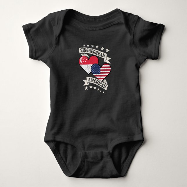 Singapur America Baby Strampler (Vorderseite)